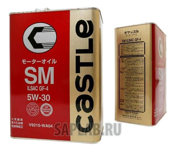 Купить запчасть TOYOTA - V9210WA04 Моторное масло Castle Motor Oil SM 5W-30 4л