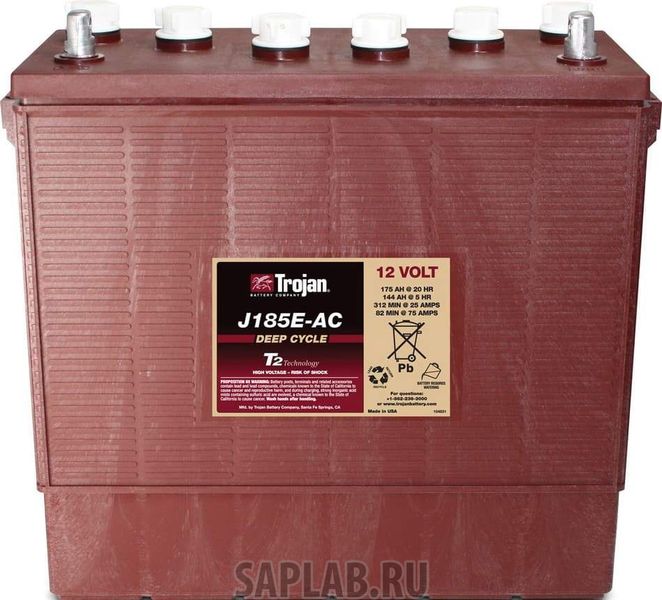 Купить запчасть  TROJAN - J185EAC Аккумулятор TROJAN J185E-AC 12V 175A (394х175х386)