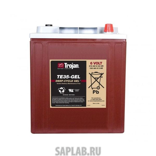 Купить запчасть  TROJAN - TE35GEL Аккумулятор TROJAN TE35-GEL 6V 210A (244х190х276)