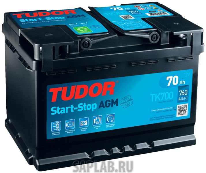 Купить запчасть  TUDOR - 3661024055710 Аккумулятор автомобильный  TUDOR 3661024055710 70 Ач