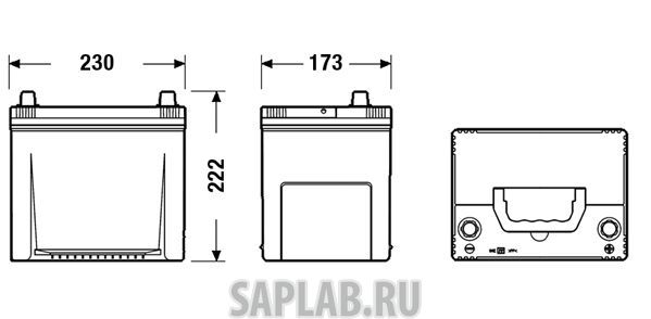 Купить запчасть  TUDOR - TA654 Аккумулятор автомобильный TUDOR TA654 65 Ач