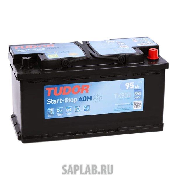 Купить запчасть  TUDOR - TK950 Аккумулятор Tudor Agm 95 А/Ч Обратная R En 850a 353x175x190 Tk950 Tk950 TUDOR TK950