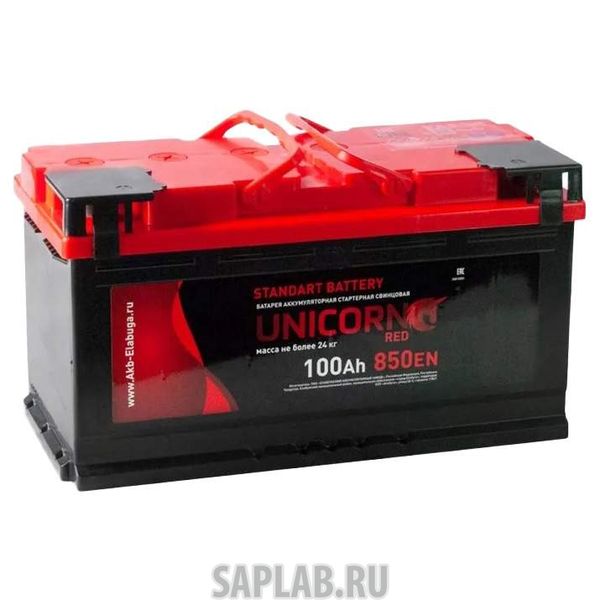 Купить запчасть  UNICORN - 100R850A Аккумулятор UNICORN RED 100R 850A 353x175x190