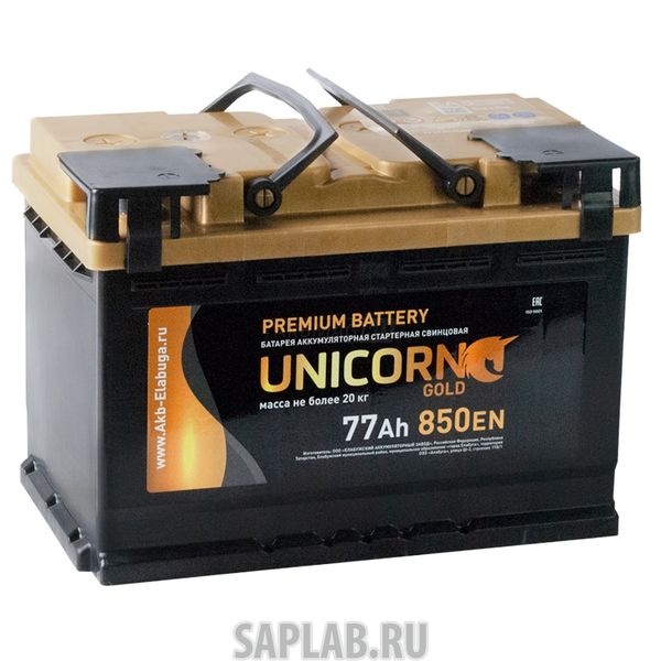 Купить запчасть  UNICORN - GOLD77R850A Аккумулятор UNICORN GOLD 77R 850A 278x175x190