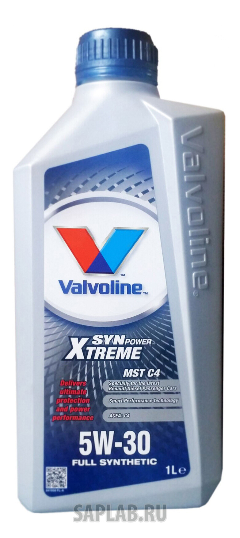 Купить запчасть VALVOLINE - 841958 Моторное масло Valvoline Synpower Xtreme MST C4 SAE 5W-30 1л