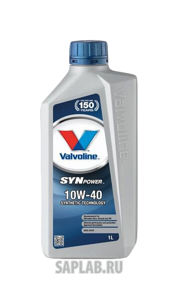 Купить запчасть VALVOLINE - 872271 Моторное масло Valvoline SynPower 10W-40 1л