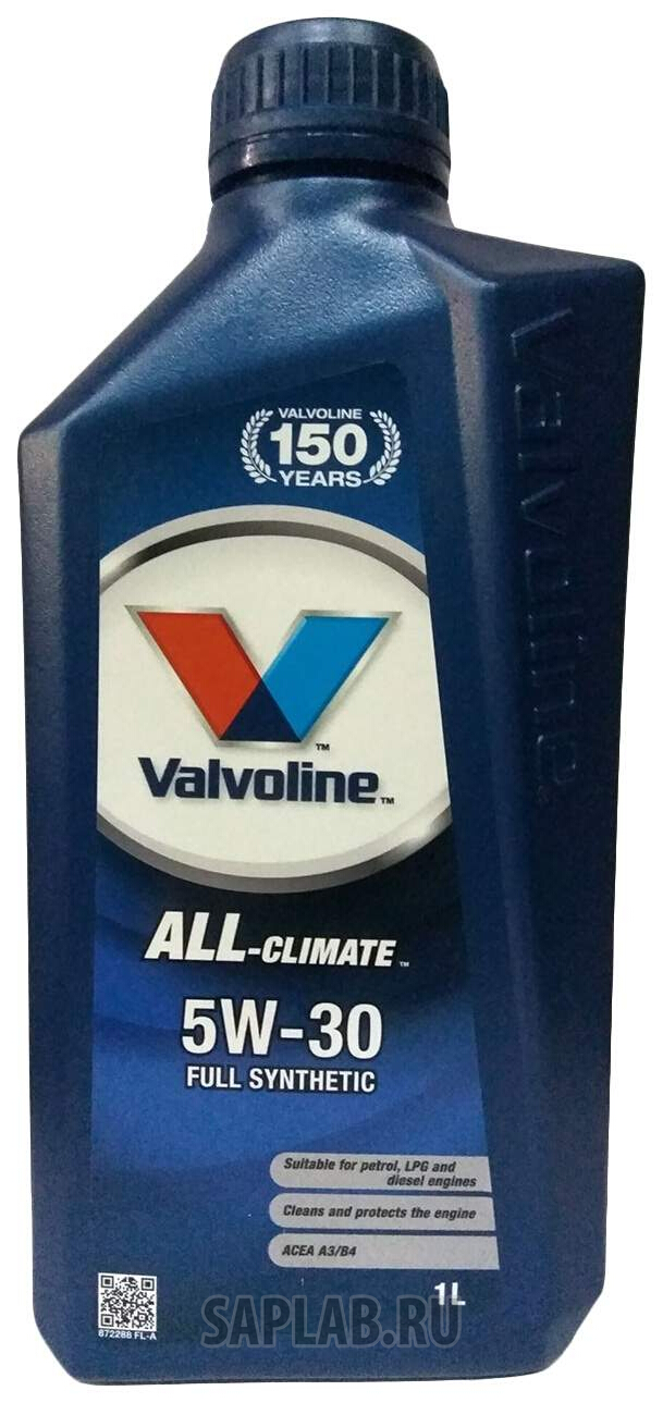 Купить запчасть VALVOLINE - 872282 Моторное масло Valvoline All Climate 5W-40 1л