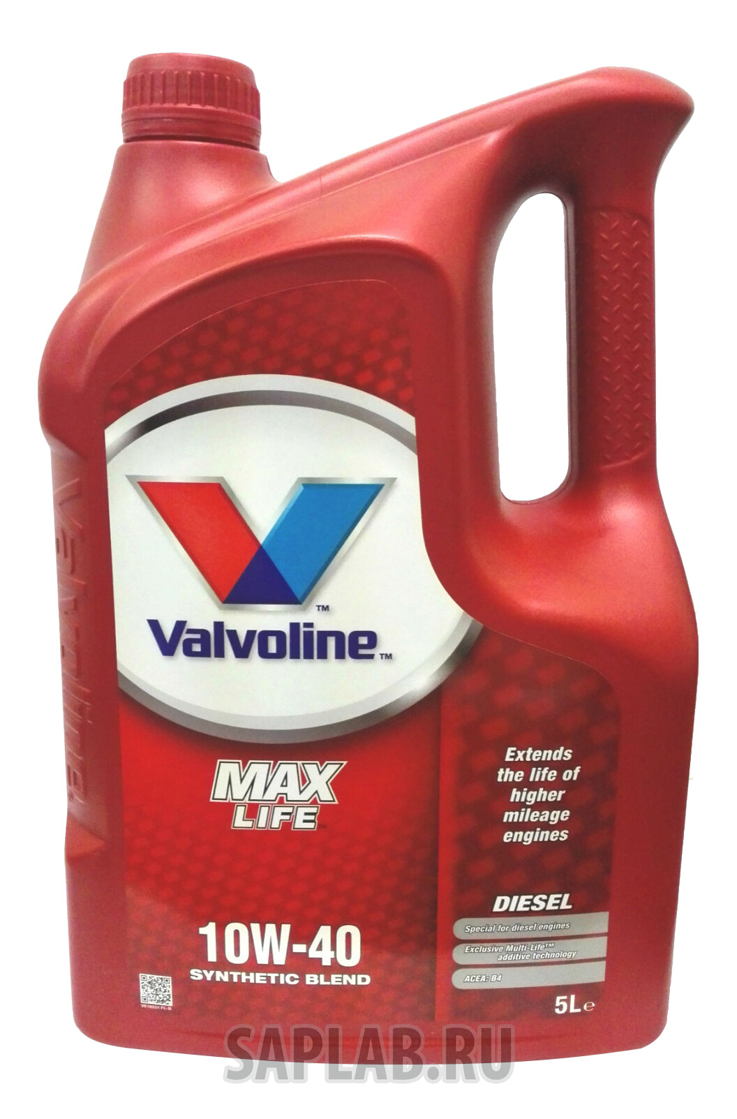 Купить запчасть VALVOLINE - 872297 Моторное масло Valvoline Maxlife SAE 10W-40 5л