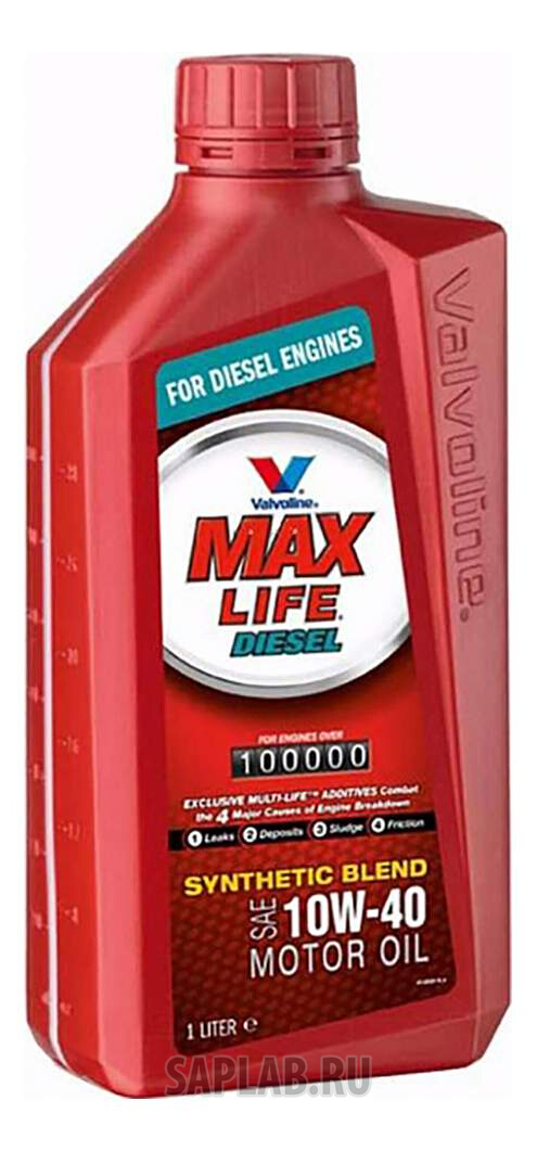 Купить запчасть VALVOLINE - 872329 Моторное масло Valvoline Maxlife Diesel 10W-40 1л