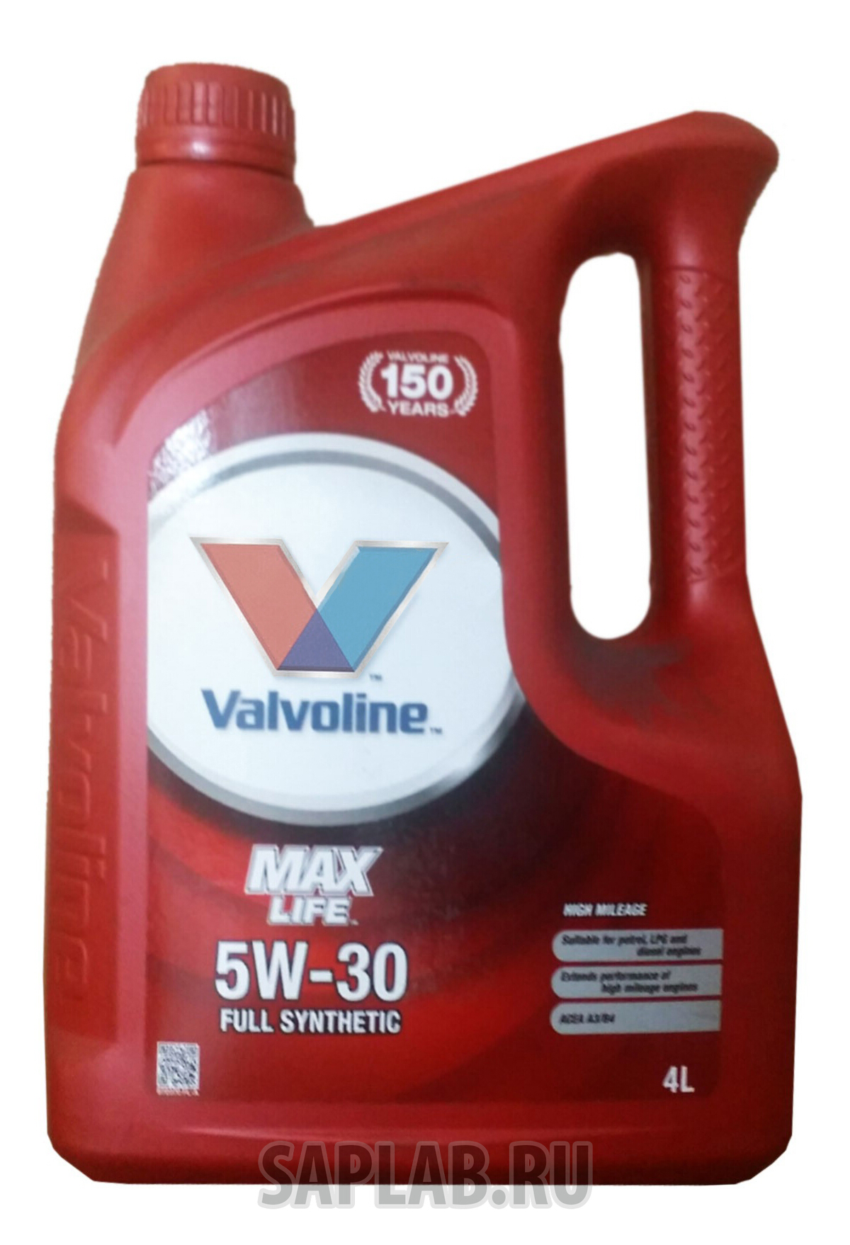 Купить запчасть VALVOLINE - 872370 Моторное масло Valvoline Maxlife SAE 5W-30 4л