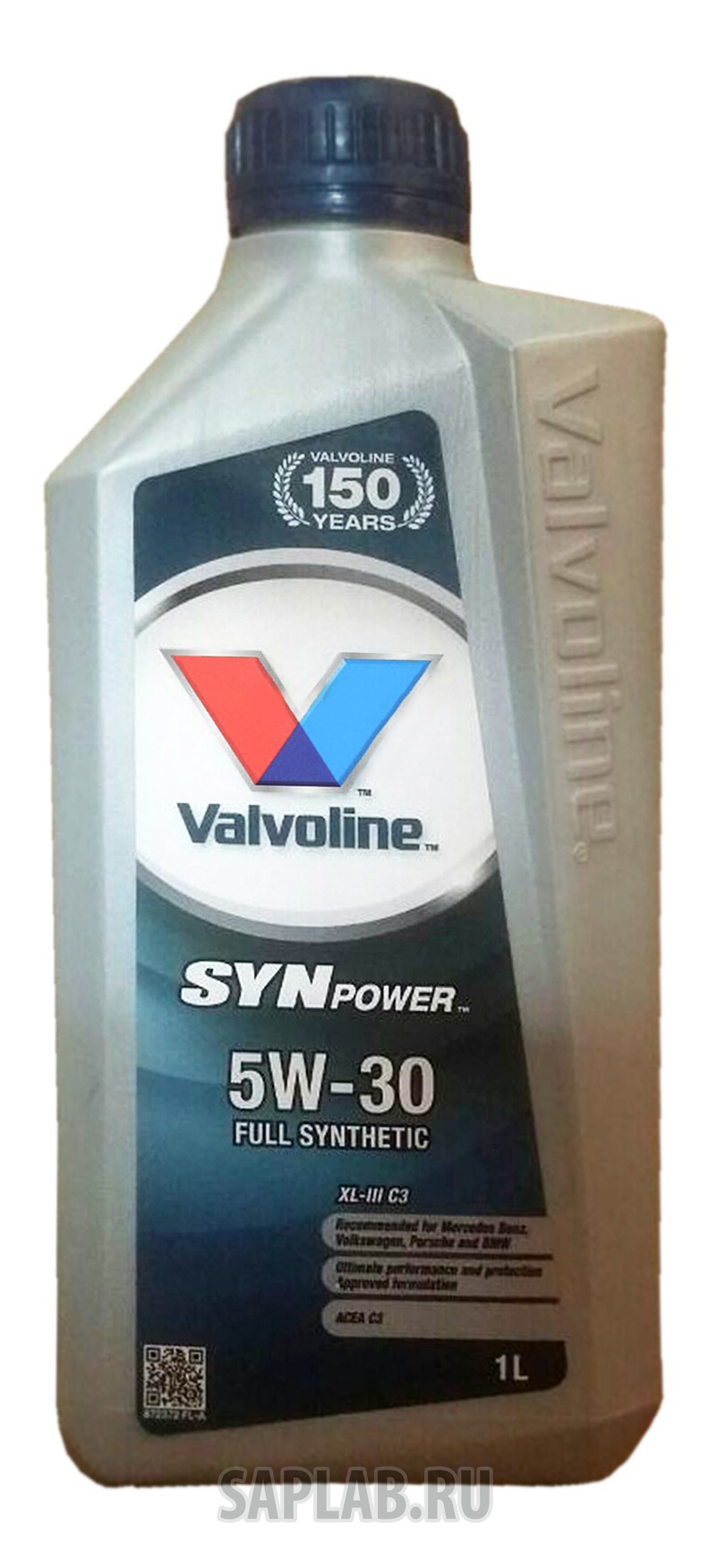 Купить запчасть VALVOLINE - 872372 Моторное масло Valvoline Synpower XL-III SAE 5W-30 1л