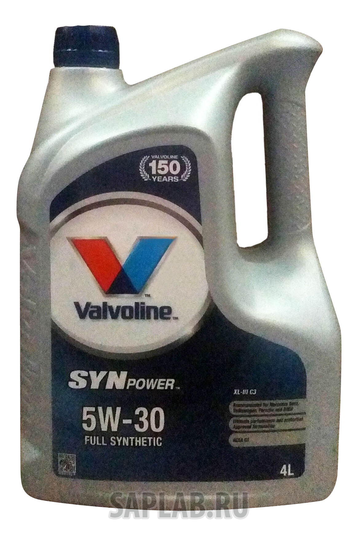 Купить запчасть VALVOLINE - 872373 Моторное масло Valvoline Synpower XL-III SAE 5W-30 4л