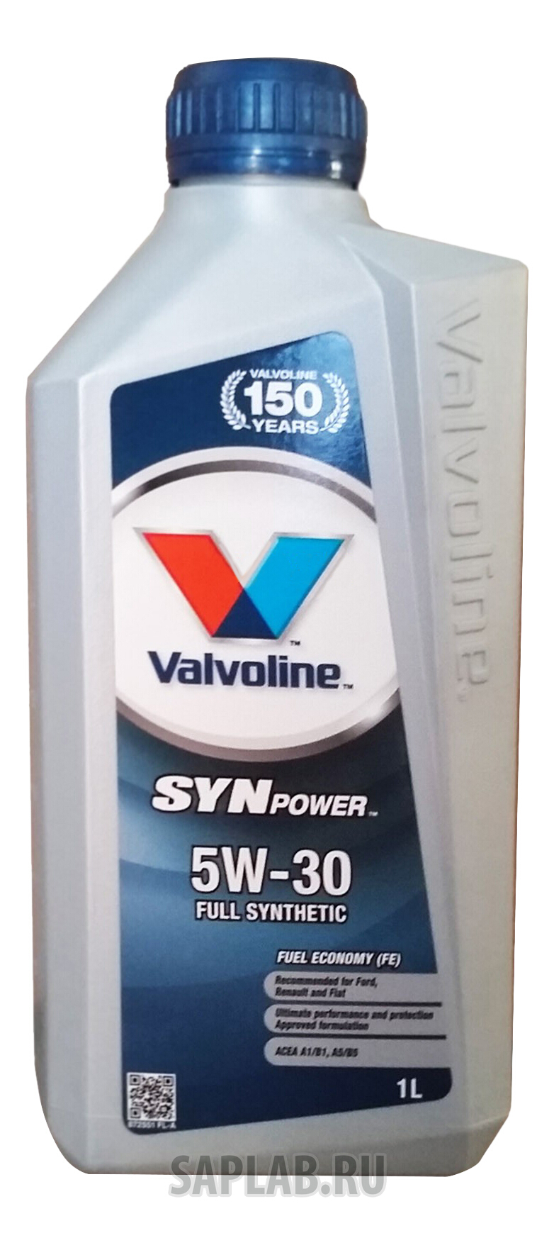 Купить запчасть VALVOLINE - 872551 Моторное масло Valvoline Synpower FE SAE 5W-30 1л