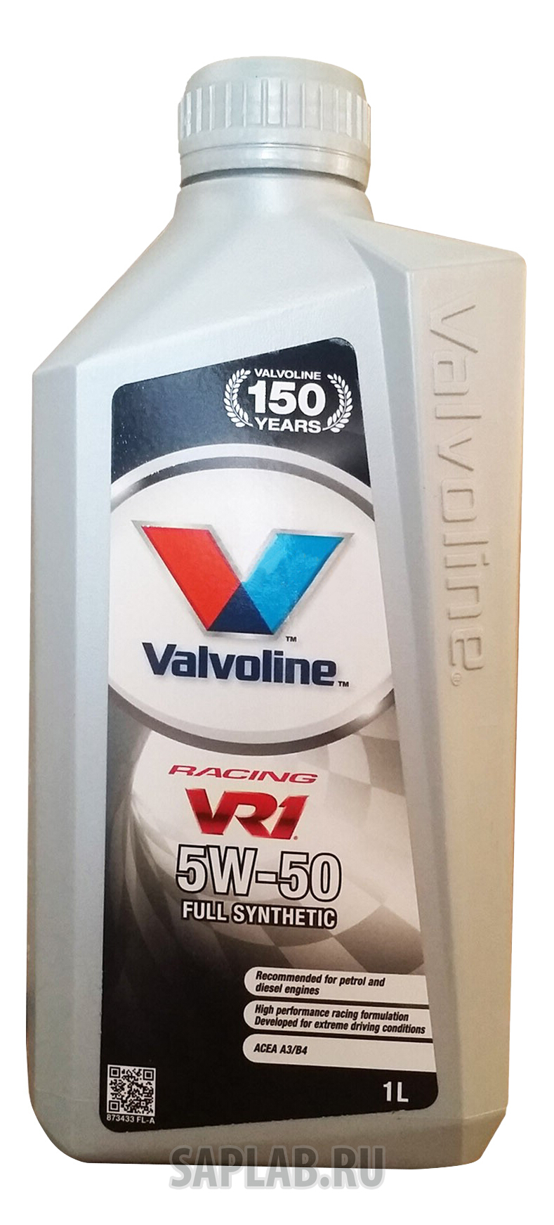 Купить запчасть VALVOLINE - 873433 Моторное масло Valvoline VR1 Rasing 5W-50 1л