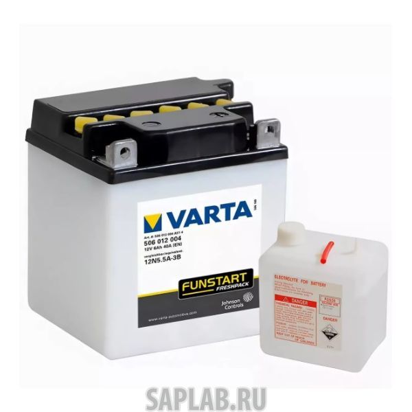 Купить запчасть  VARTA - 506012004 Аккумулятор VARTA Powersports Freshpack 12N5.5A-3B