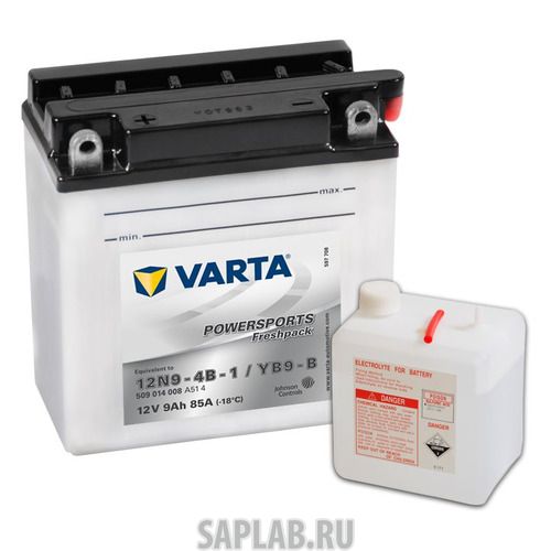 Купить запчасть  VARTA - 509014008A514 Аккумулятор для мотоциклов VARTA Powersports FP 9Ач 85A [509 014 008 a514 fp]