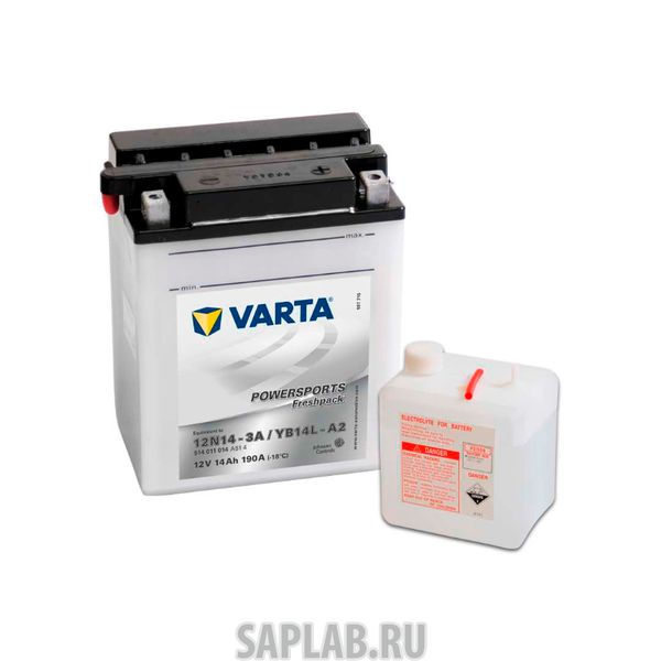 Купить запчасть  VARTA - 514011014A514 Аккумулятор мотоциклетный VARTA Powersports Freshpack 12V 14Ah 514011014A514