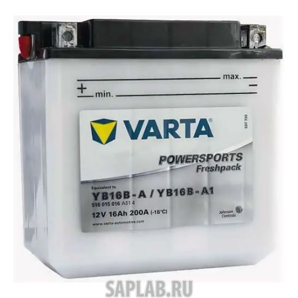 Купить запчасть  VARTA - 516015016 Аккумулятор VARTA Powersports Freshpack YB16B-A/YB16B-A1