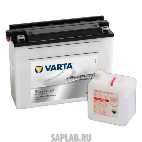 Купить запчасть  VARTA - 516016012A514 Аккумулятор для мотоциклов VARTA Powersports FP 16Ач 180A