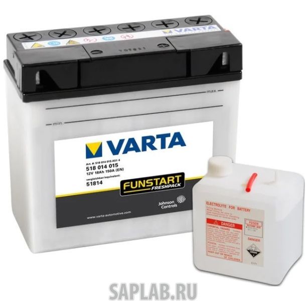 Купить запчасть  VARTA - 518014015 Аккумулятор VARTA Powersports Freshpack 51814