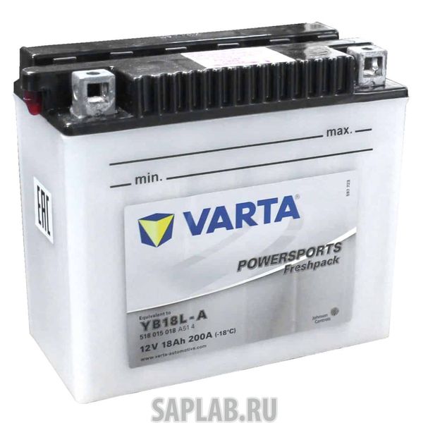 Купить запчасть  VARTA - 518015018 Аккумулятор VARTA Powersports Freshpack YB18L-A