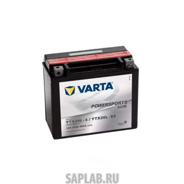 Купить запчасть  VARTA - 518901026 Аккумуляторная Батарея Powersports Agm [12v 18ah 250a B00] Varta