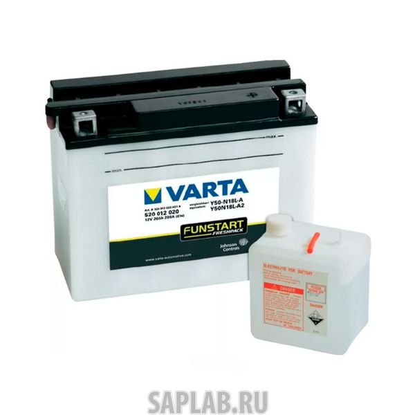 Купить запчасть  VARTA - 520012020 Аккумуляторная Батарея Powersports Freshpack [12v 20ah 260a B00] Varta