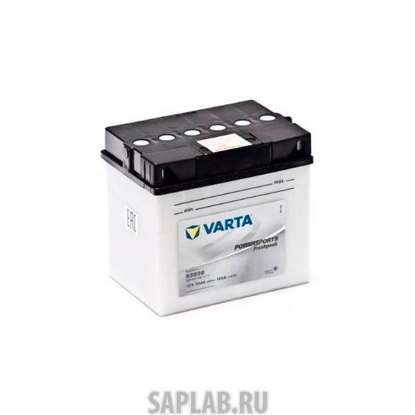 Купить запчасть  VARTA - 530030030 Аккумуляторная батарея Евро 30ah 180a 186/130/171 53030 Moto Varta 530030030