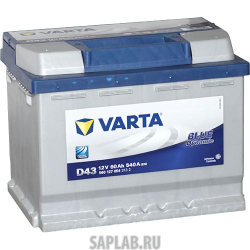 Купить запчасть  VARTA - 533077 Аккумулятор легковой "VARTA" Blue Dn. D43 (60Ач п/п) 560 127 054