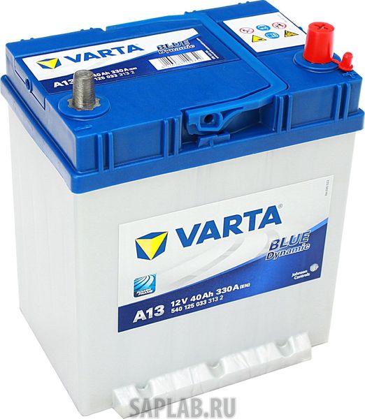 Купить запчасть  VARTA - 540125033 Аккумулятор Varta Blue Dynamic 12v 40ah 330a (R ) 187x140x227mm 9,74kg Varta арт. 54012503