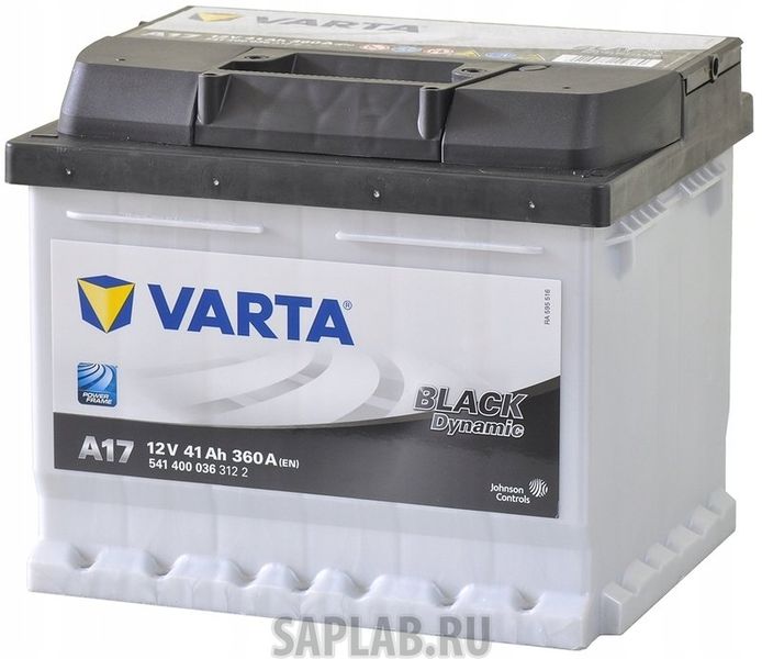 Купить запчасть  VARTA - 541400036 Аккумулятор VARTA 541400036 Black Dynamic 12V 41AH 360A 207х175х175 Полярность 0 Клеммы 1