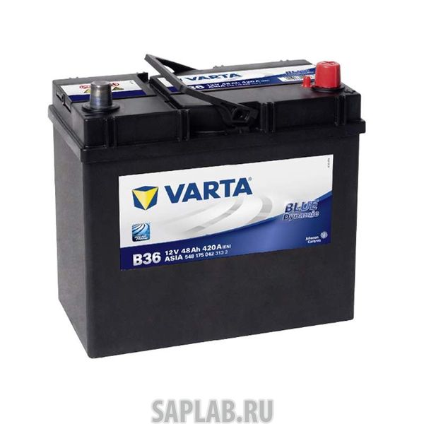 Купить запчасть  VARTA - 548175042 АКБ VARTA Blue Dynamic 48 А/ч 548 175 042 обр R+ EN 420A 238x129x227 B36/B37 5481750423132