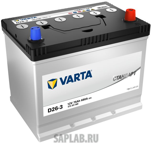 Купить запчасть  VARTA - 568301058 Акб Asia Стандарт 68a/Ч ( +/-) 12v 580a En 258x174,5х223 / 568301058 Varta 568301058