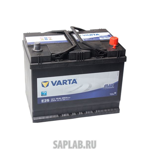 Купить запчасть  VARTA - 575412068 Аккумулятор VARTA Blue Dynamic 75 А/ч 575412 E25 ОБР 271x175x220 EN680 высокий стд кл