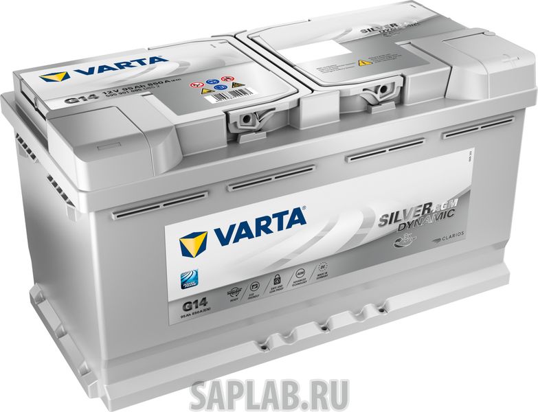 Купить запчасть  VARTA - 5959010853332 Аккумулятор VARTA AGM G14 95R 850A 353x175x190 5959010853332