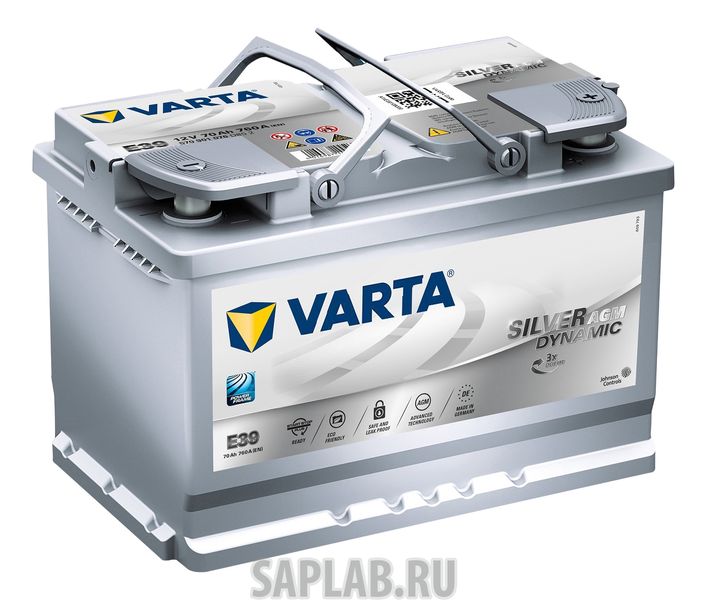 Купить запчасть  VARTA - 894 Аккумулятор автомобильный  Varta Silver Dynamic AGM 894 70 Ач