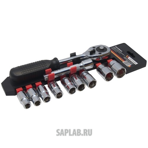 Купить запчасть VETTLER - VET1 Набор головок 1/2"DR 6-ти гран (10-22мм) 12пр на планке VETTLER