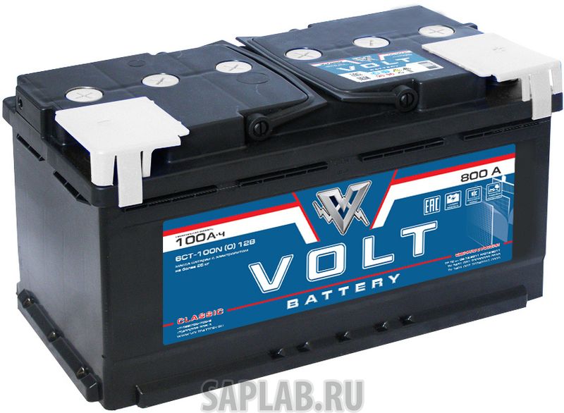 Купить запчасть  VOLT - VC10001 Аккумулятор автомобильный VOLT CLASSIC 6СТ-100.0 VC10001