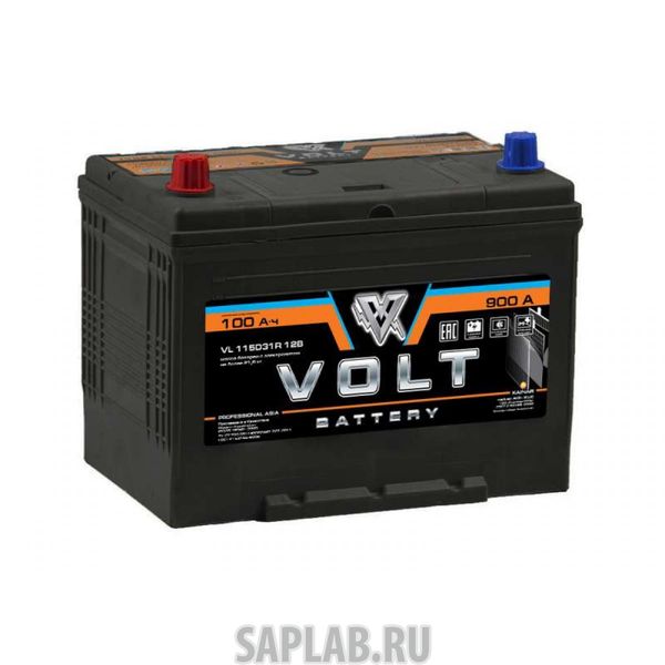 Купить запчасть  VOLT - VL115D31R Автомобильный аккумулятор VOLT PRO ASIA 100 Ач (A/h) прямая полярность - VL115D31R