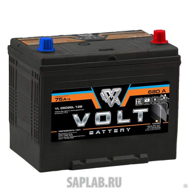 Купить запчасть  VOLT - VL7501 Автомобильный аккумулятор VOLT PRO 6СТ-75VL(0) 75 Ач (A/h) обратная полярность - VL7501