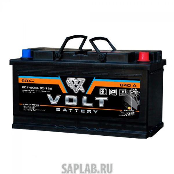 Купить запчасть  VOLT - VL9001 Автомобильный аккумулятор VOLT PRO 6СТ-90VL(0) 90 Ач (A/h) обратная полярность - VL9001