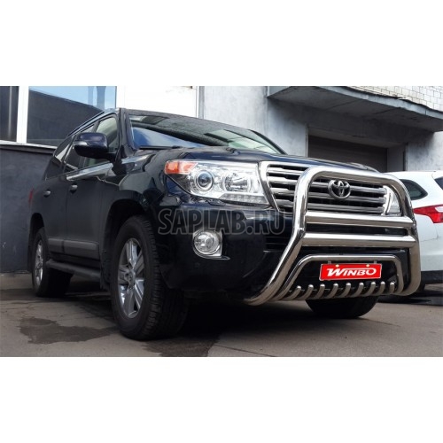 Купить запчасть WINBO - A101113 Защита переднего бампера LEXUS LX570 2007+, 2013+ / Toyota LC200 2007+, A101113 WINBO