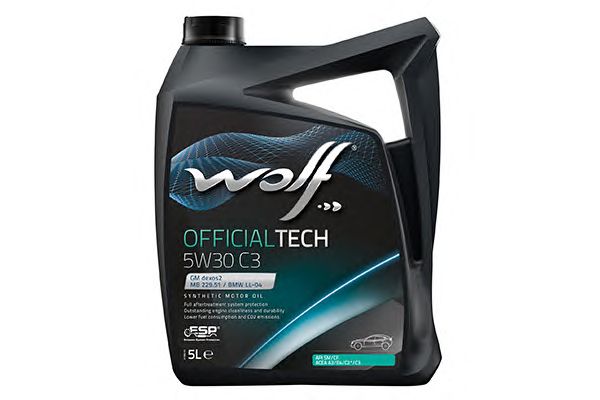 Купить запчасть WOLF - 8308215 Моторное масло wolf Official Tech C3 5W-30 5л