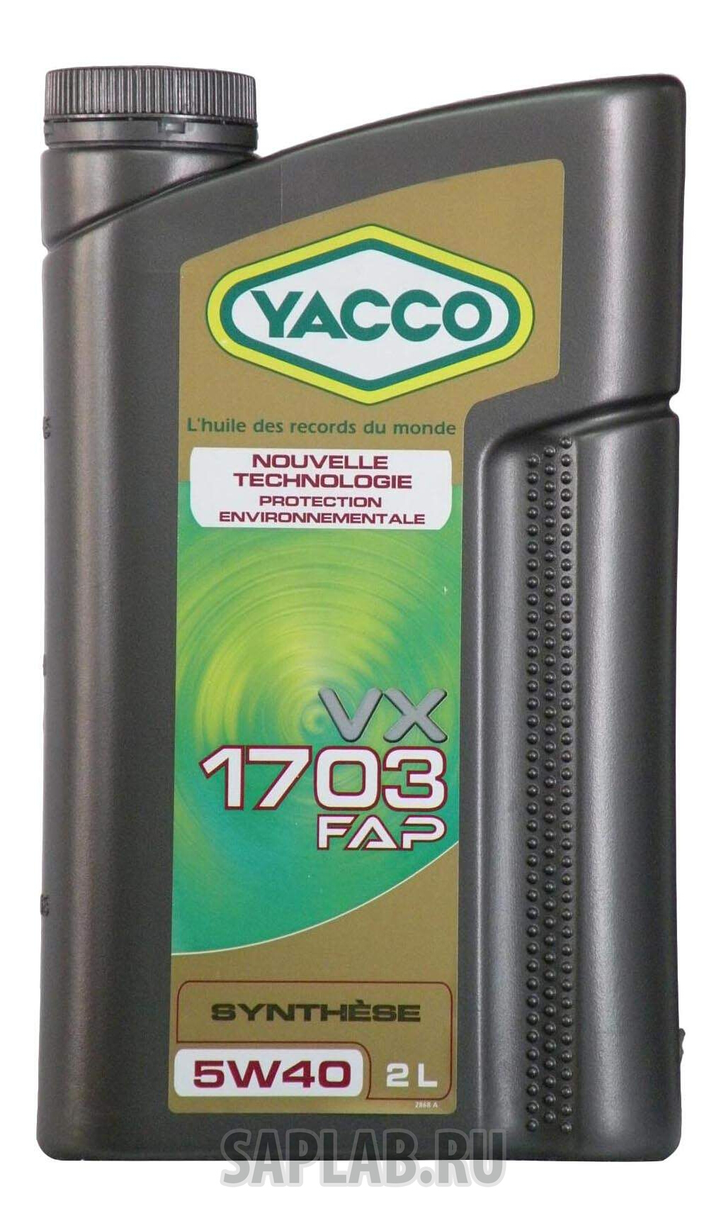 Купить запчасть YACCO - 301924 Моторное масло Yacco VX 1703 FAP 5W-40 2л