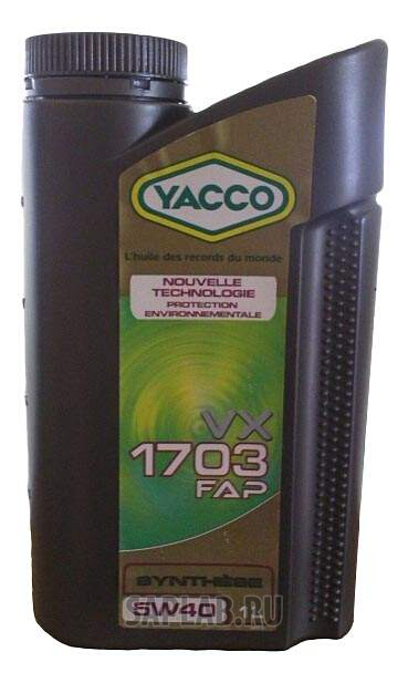 Купить запчасть YACCO - 301925 Моторное масло Yacco VX 1703 FAP 5W-40 1л