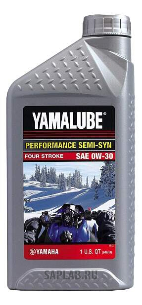 Купить запчасть YAMAHA - LUB00W30SS12 Моторное масло Yamaha Yamalube 0W-30 0,946л