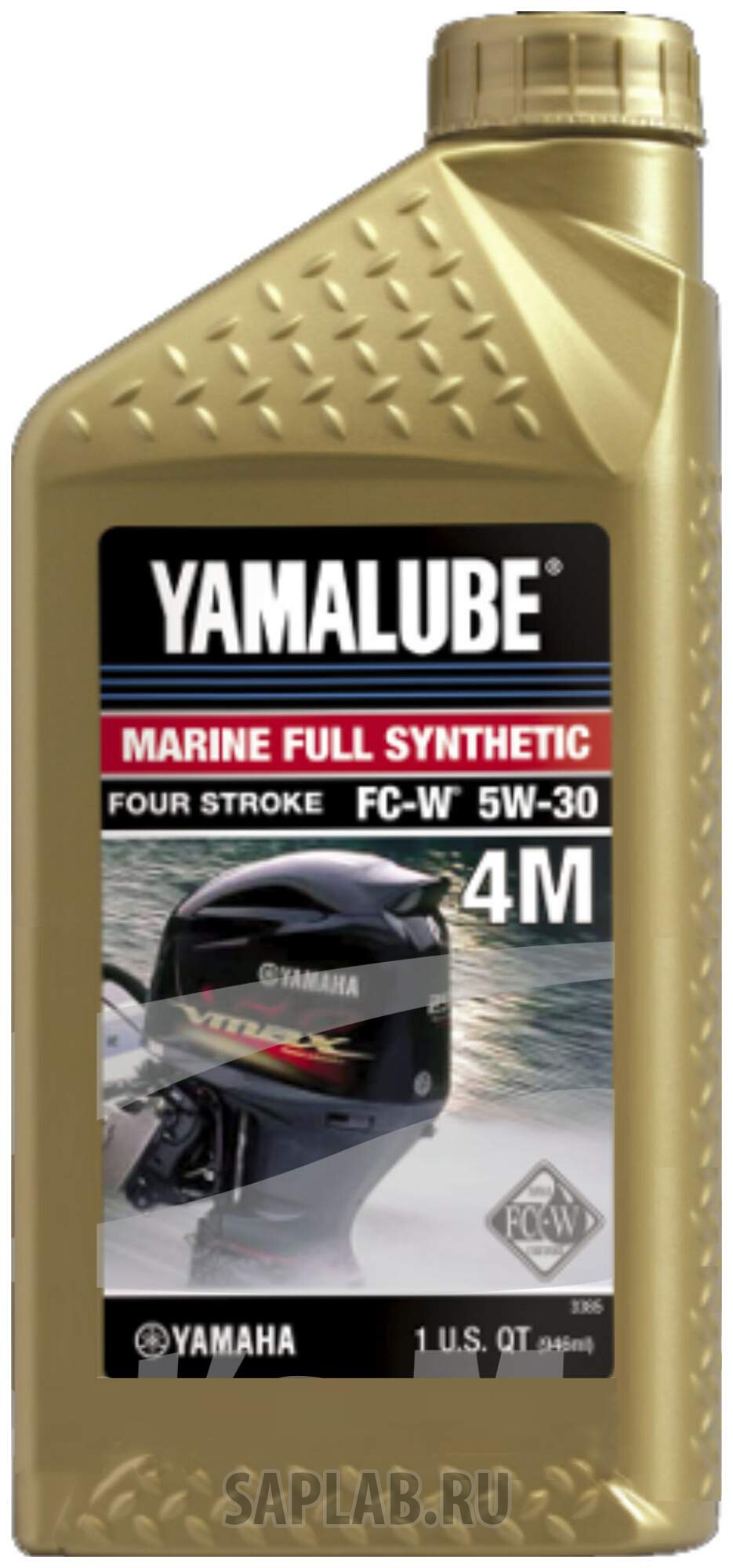 Купить запчасть YAMAHA - LUB05W30FC12 Моторное масло Yamaha Yamalube 4M 5W-30 0,946