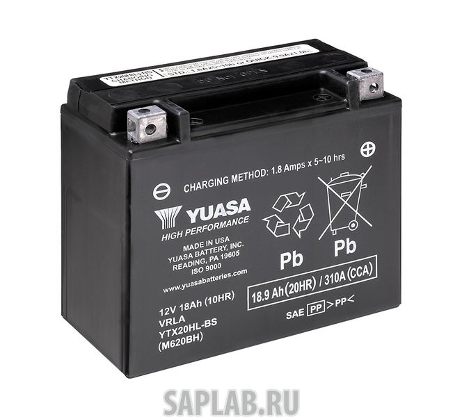 Купить запчасть  YUASA - 1123 Аккумулятор YUASA YTX20HL-BS / YB16CL-B