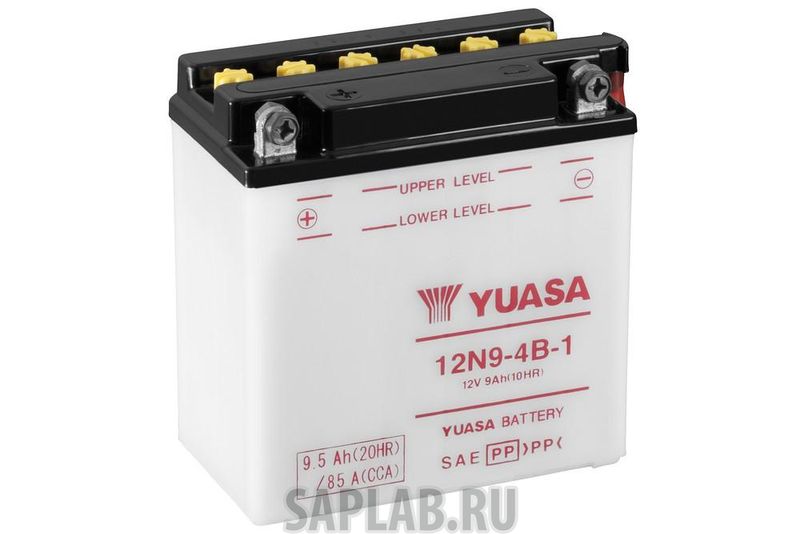 Купить запчасть  YUASA - 12N94B1 Аккумулятор Yuasa 12N9-4B-1 12В 9Ач 85CCA 135x75x139 мм Прямая (+-)