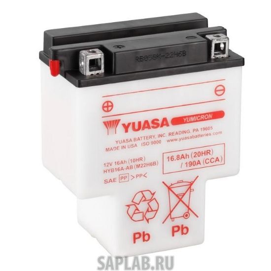 Купить запчасть  YUASA - HYB16A Аккумулятор YUASA HYB16A-AB